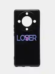 Зелёный хаки силиконовый чехол для Honor X9A (Хонор Х9А), с принтом, с рисунком