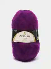 Фиолетовый пряжа Камтекс "Астория", 180 м, 50 г, хлопок 65%, шерсть 35%
