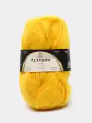 Желтый пряжа Камтекс "Астория", 180 м, 50 г, хлопок 65%, шерсть 35%