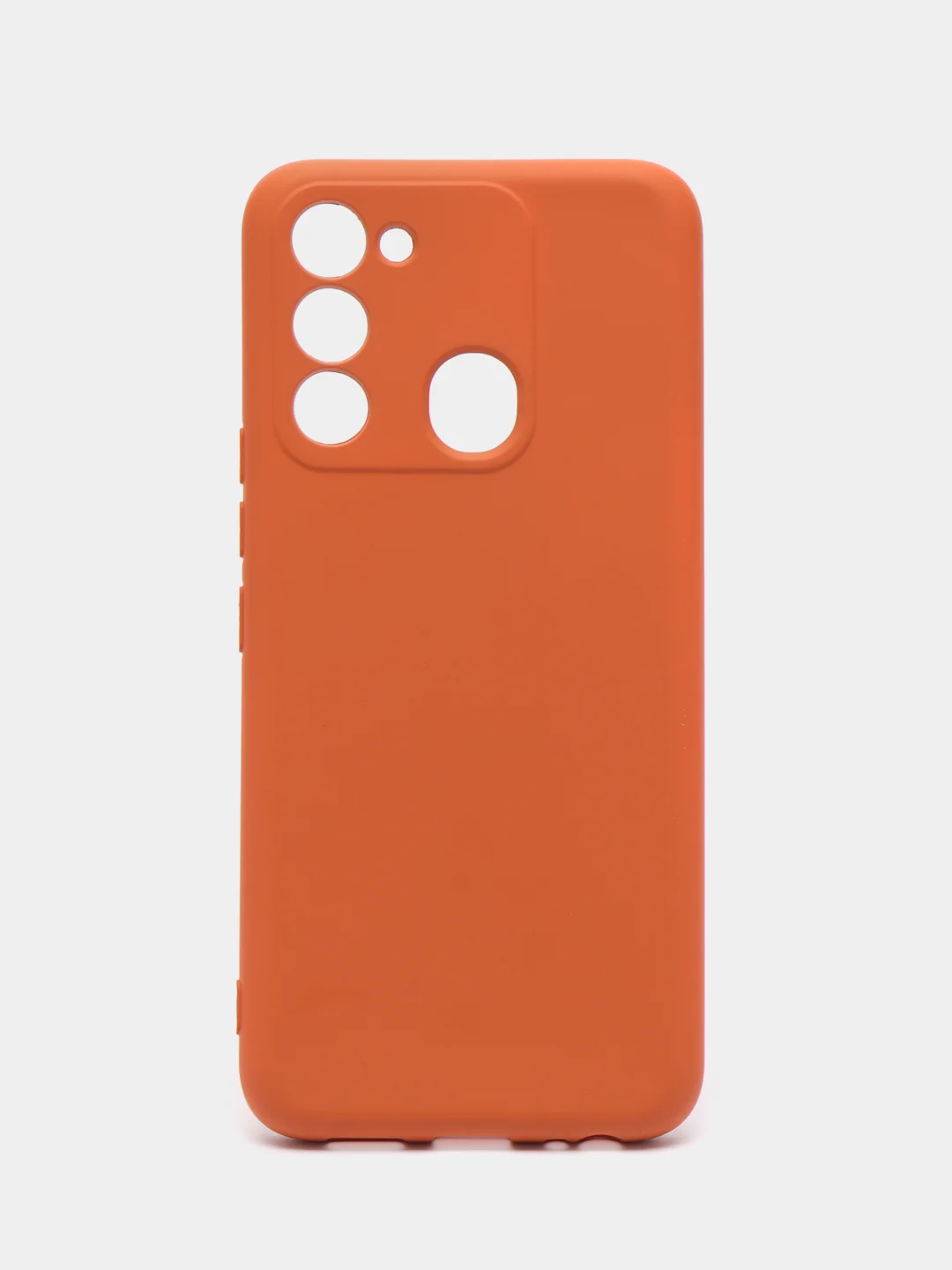 Коричневый чехол для Tecno Spark Go 2022 / Spark 8C (Техно Спарк Го 2022 / Спарк 8С), Silicone Case