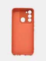 Коричневый чехол для Tecno Spark Go 2022 / Spark 8C (Техно Спарк Го 2022 / Спарк 8С), Silicone Case