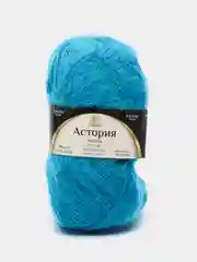 Тёмно-бирюзовый пряжа Камтекс "Астория", 180 м, 50 г, хлопок 65%, шерсть 35%