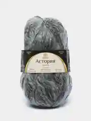Тёмно-серый пряжа Камтекс "Астория", 180 м, 50 г, хлопок 65%, шерсть 35%