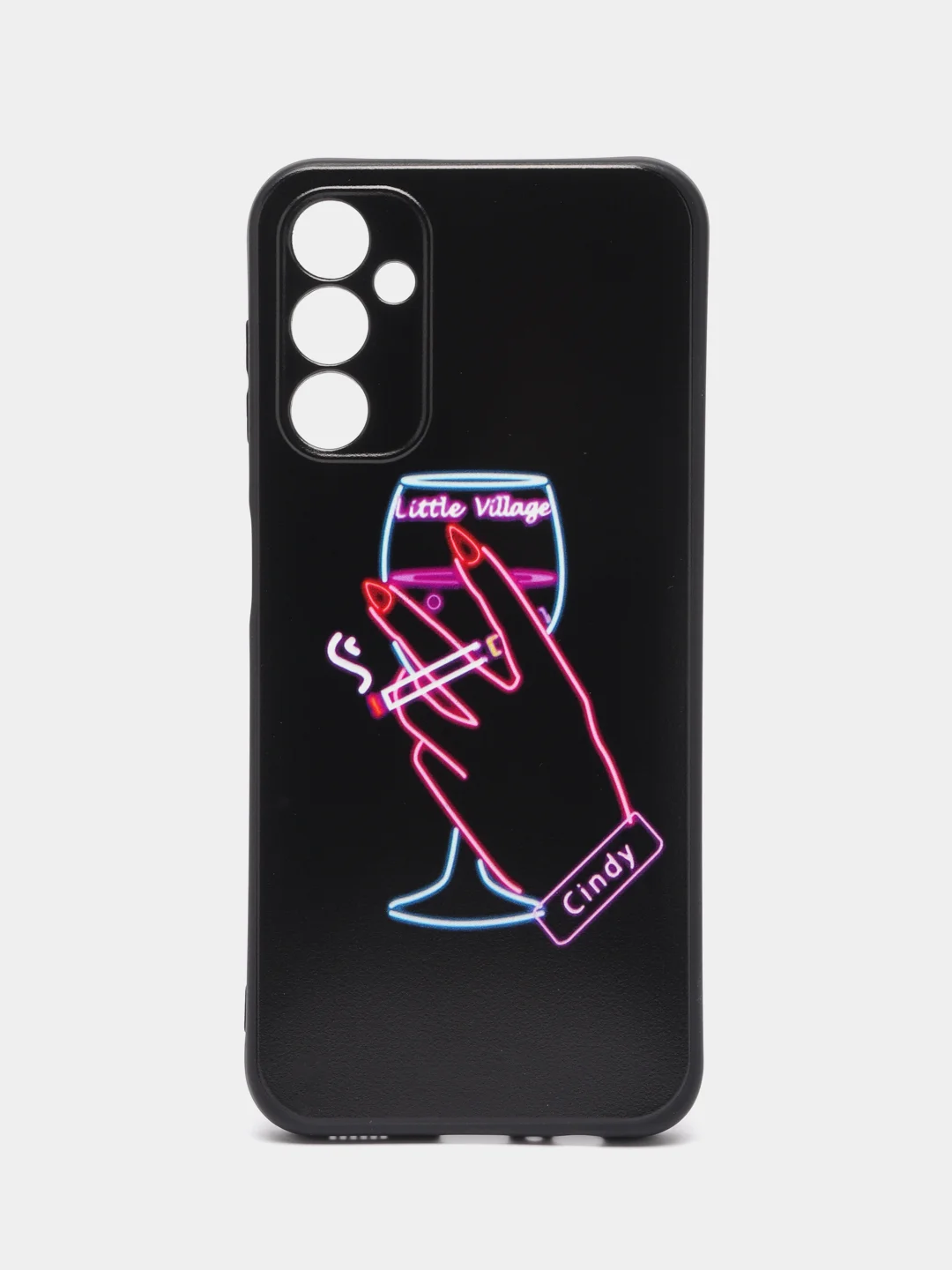 Голубой силиконовый чехол для Samsung Galaxy A14, с принтом, с рисунком, Самсунг Галаси А14