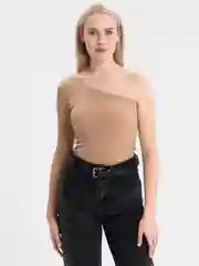 Белый топ с длинным рукавом