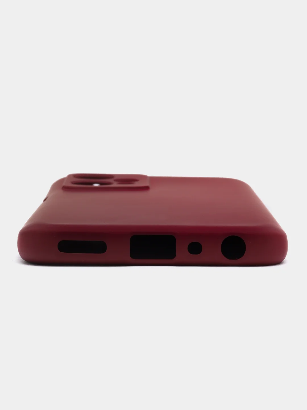 Тёмно-бордовый силиконовый чехол для OnePlus Nord CE2 Lite 5G (Ван Плюс Норд СЕ2 Лайт), Silicone Cover с мягкой подкладкой