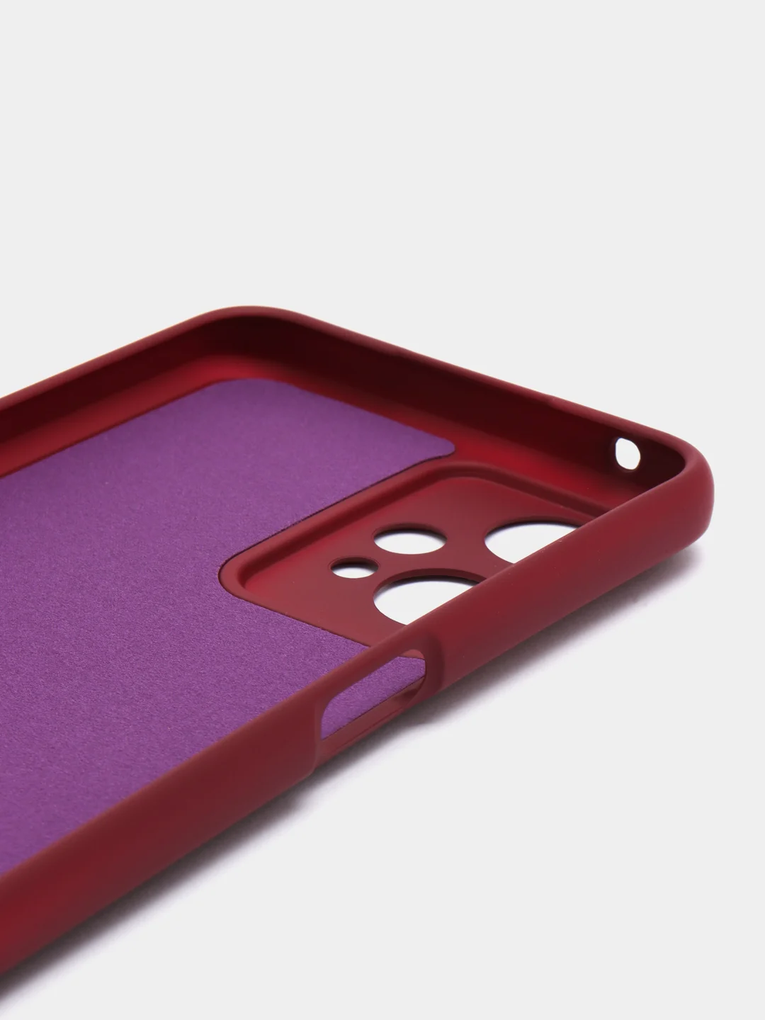 Тёмно-бордовый силиконовый чехол для OnePlus Nord CE2 Lite 5G (Ван Плюс Норд СЕ2 Лайт), Silicone Cover с мягкой подкладкой
