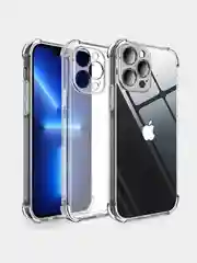 Чехол для iPhone 11, 12, 13, 14 Pro Max, XR, 7/8/SE, 6/6S противоударный прозрачный