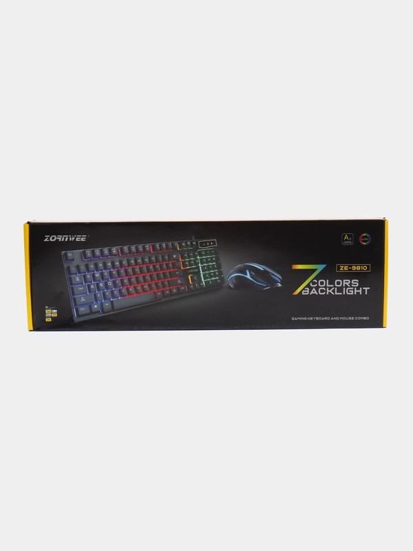 Игровой набор: клавиатура и мышь с подсветкой ZE 9810