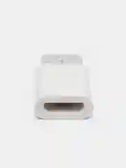 Белый переходник с MicroUSB на Type-C, белый, черный
