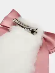 Розовый ушки заячьи на заколках