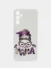 Черный чехол для Samsung Galaxy A14 / A24 / A34 , силиконовый, с рисунком / принтом