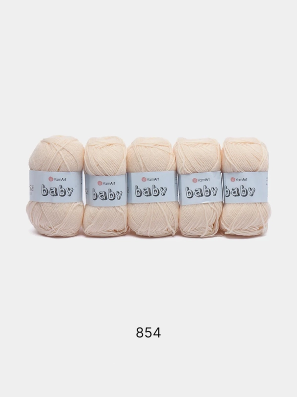 Пряжа YarnArt Baby, 1-5 штук, акрил, 50 г, 150 м
