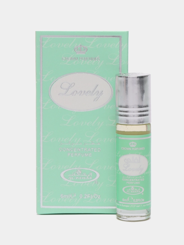 Масляные духи Al Rehab Lovely: без спирта, женские, цветочно-фруктовый аромат