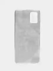 Серый металлик чехол на Samsung Galaxy A71 4G / Самсунг А71 4G прозрачный, с рисунком, защита камеры