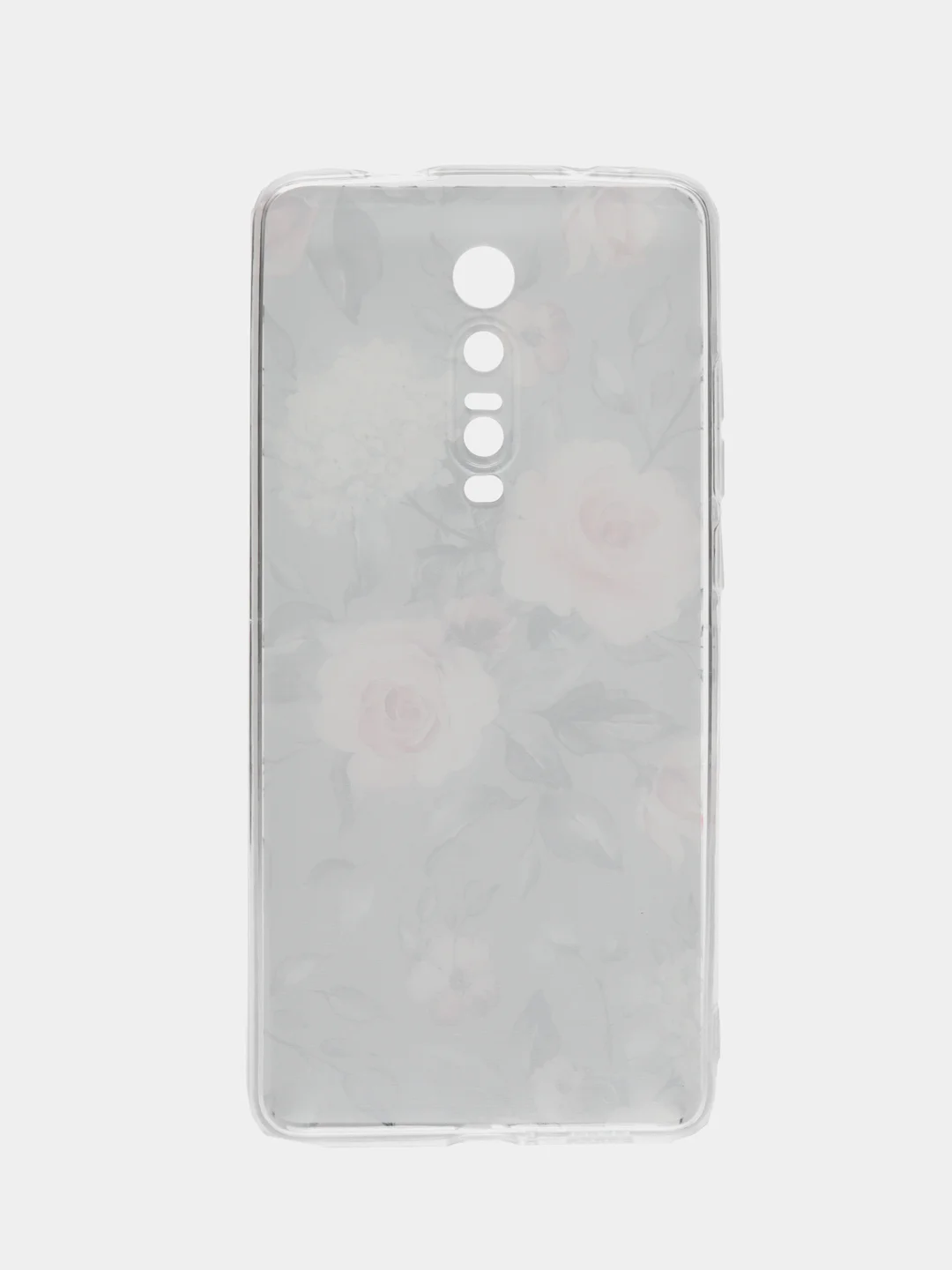 Кораллово-розовый чехол на Xiaomi Redmi K20/K20 Pro/Mi 9T/Mi 9T Pro / Сяоми Редми К20 прозрачный, с рисунком
