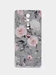Кораллово-розовый чехол на Xiaomi Redmi K20/K20 Pro/Mi 9T/Mi 9T Pro / Сяоми Редми К20 прозрачный, с рисунком