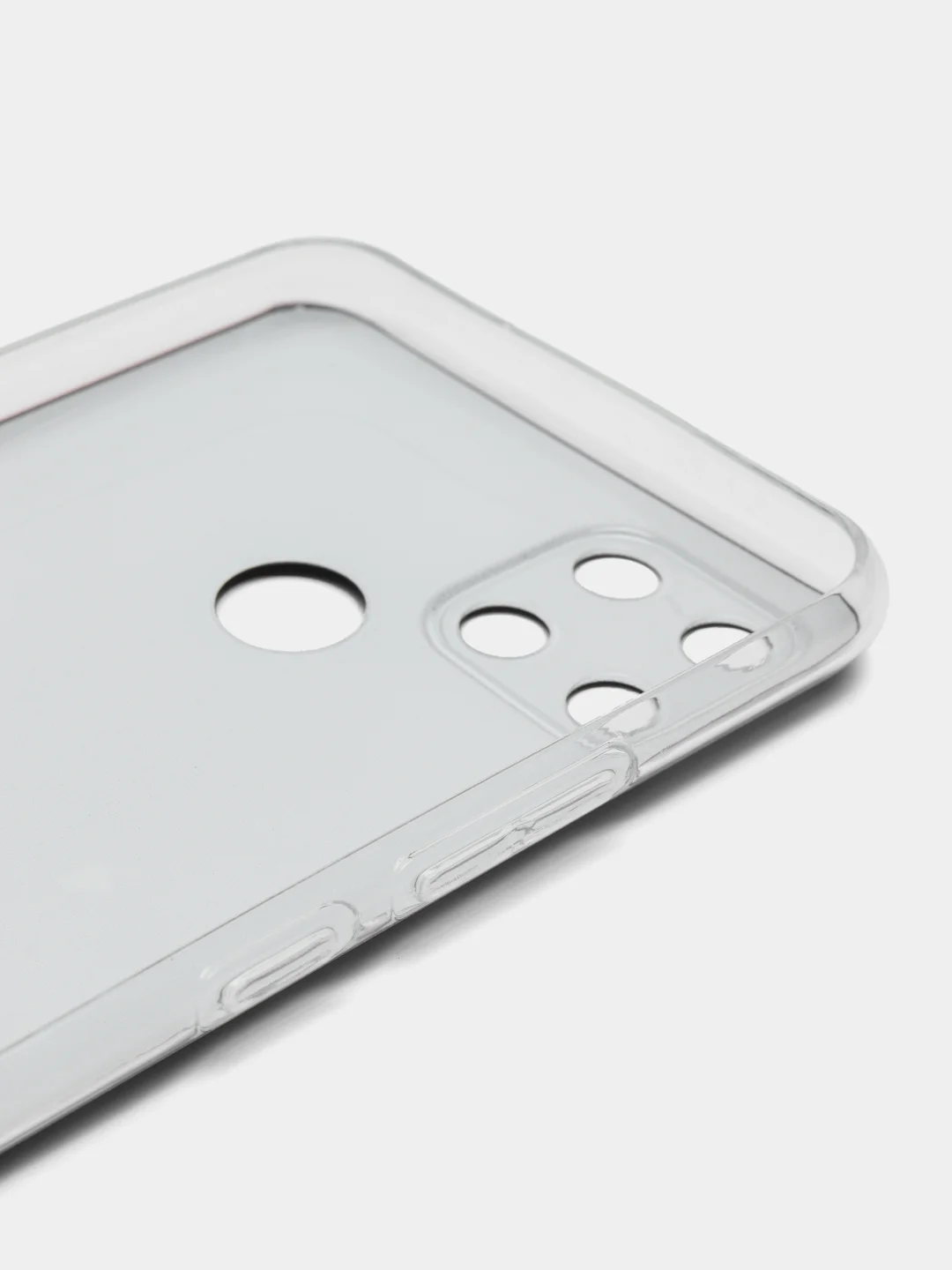 Серый меланж силиконовый чехол на Oppo Realme C21Y/C25Y / Оппо Реалми C21Y/C25Y прозрачный, с рисунком