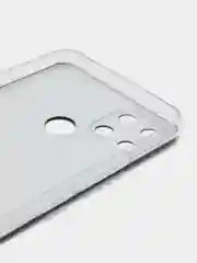 Серый меланж силиконовый чехол на Oppo Realme C21Y/C25Y / Оппо Реалми C21Y/C25Y прозрачный, с рисунком