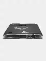Серый меланж силиконовый чехол на Oppo Realme C21Y/C25Y / Оппо Реалми C21Y/C25Y прозрачный, с рисунком