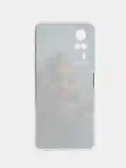 Светло-коричневый силиконовый чехол на Vivo Y31/Y53s 4G / Виво Y31 прозрачный, с рисунком, защита камеры