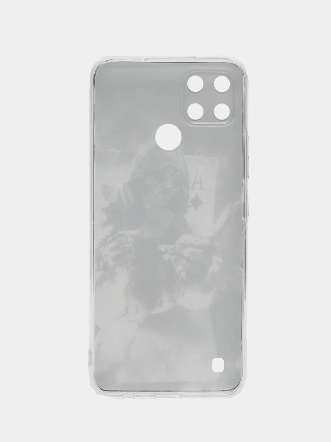 Песочный хаки силиконовый чехол на Oppo Realme C21Y/C25Y / Оппо Реалми C21Y/C25Y прозрачный, с рисунком