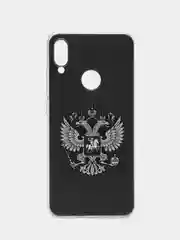 Приглушённый хаки силиконовый чехол на Xiaomi Redmi Note 7 / Сяоми Редми Нот 7 прозрачный, с рисунком