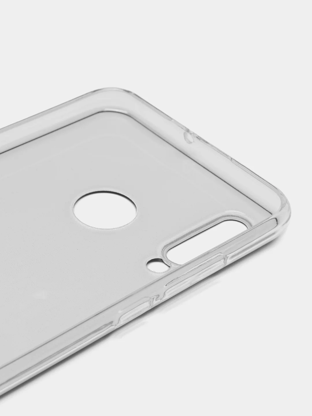 Серый меланж чехол на Huawei P30 Lite/Honor 20S/20 Lite 2020 / Хонор 20 Lite прозрачный, с рисунком