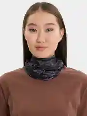Серый бафф бандана утепленная для занятий спортом