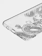 Пудровый чехол на Samsung Galaxy A71 4G / Самсунг А71 4G прозрачный, с рисунком, защита камеры