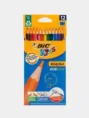 Карандаши пластиковые, цветные, для рисования Bic Kids Ecolutions, 12 цветов, 180186