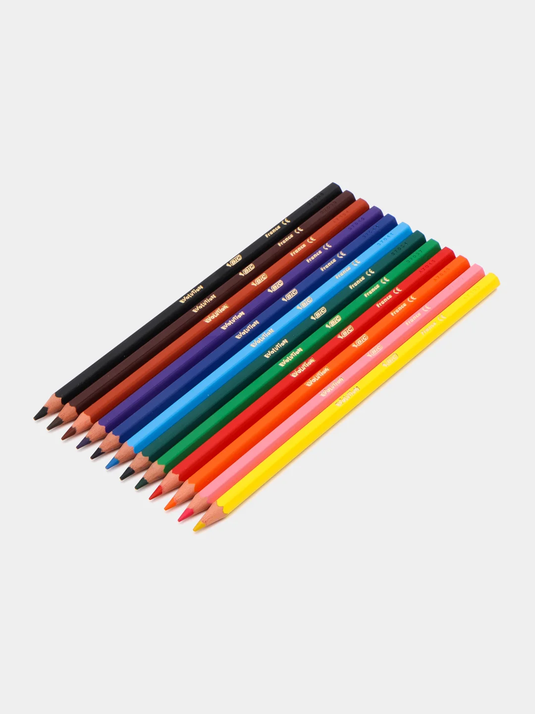 Карандаши пластиковые, цветные, для рисования Bic Kids Ecolutions, 12 цветов, 180186