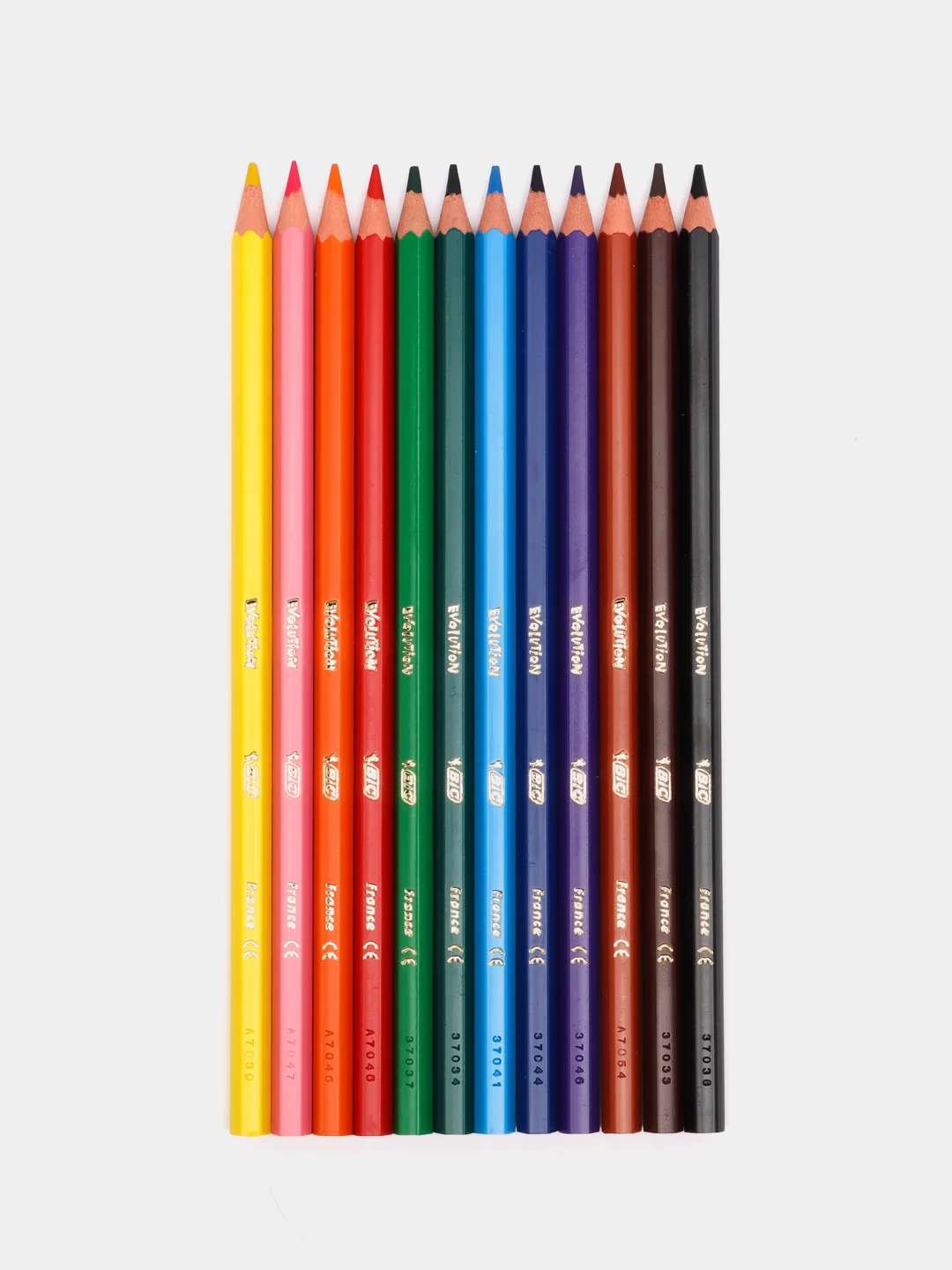 Карандаши пластиковые, цветные, для рисования Bic Kids Ecolutions, 12 цветов, 180186