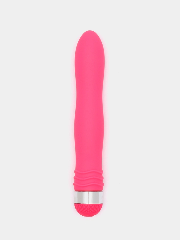 Розовый эргономичный вибратор Sexy Friend 17,5 см
