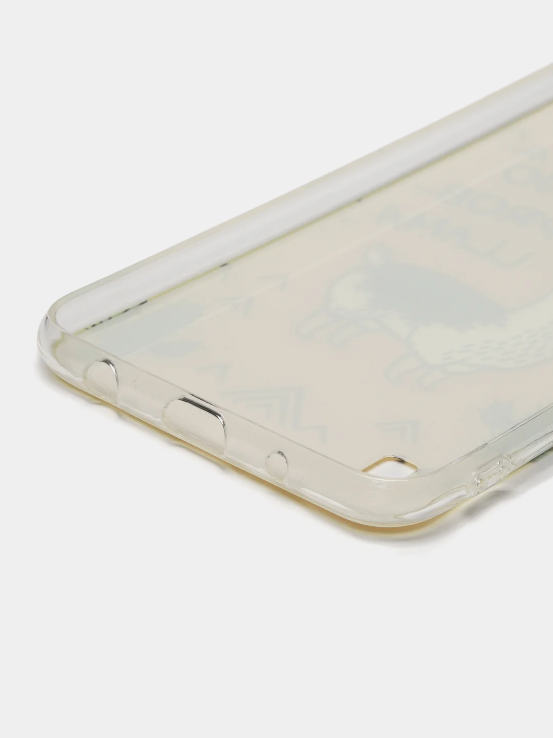Горчичный силиконовый чехол на Samsung Galaxy A10 / Самсунг А10 прозрачный с рисунком, защита камеры