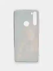 Светло-бежевый силиконовый чехол на Xiaomi Redmi Note 8T / Сяоми Редми Нот 8T прозрачный, с рисунком