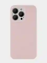 Розовый чехол uBear Touch Mag Сase, Liquid silicone, для iPhone 13 Pro, MagSafe Compatible
