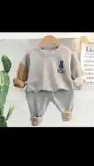 Серый костюм детский