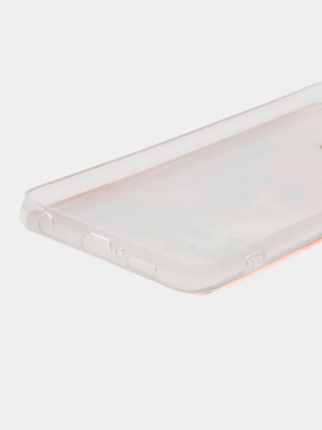 Оранжевый чехол на Xiaomi Redmi Note 9S/9 Pro / Сяоми Редми Нот 9S/9 Про прозрачный, с рисунком