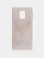 Оранжевый чехол на Xiaomi Redmi Note 9S/9 Pro / Сяоми Редми Нот 9S/9 Про прозрачный, с рисунком