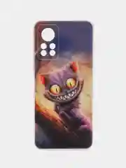 Индиго силиконовый чехол на Infinix HOT 11S NFC / Инфиникс Хот 11S NFC прозрачный, с рисунком