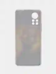 Индиго силиконовый чехол на Infinix HOT 11S NFC / Инфиникс Хот 11S NFC прозрачный, с рисунком
