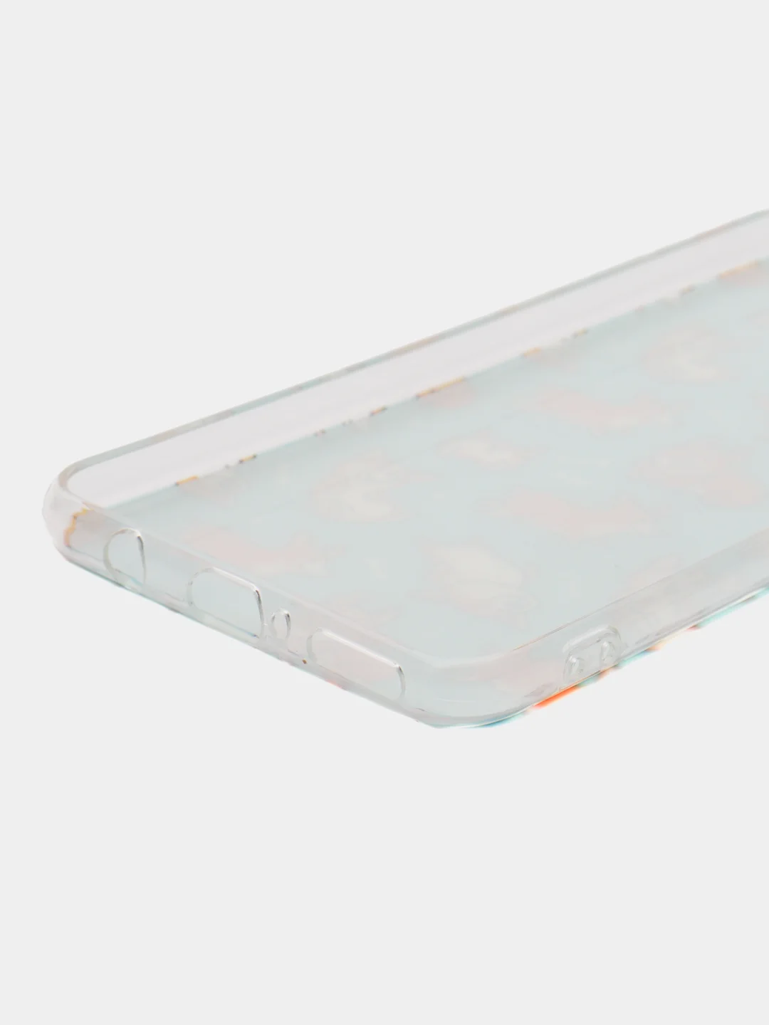 Светло-оранжевый чехол на Huawei P30 Lite/Honor 20S/20 Lite 2020 / Хонор 20 Lite прозрачный, с рисунком