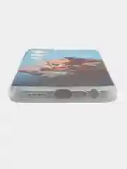 Светло-коричневый чехол на Tecno Pova Neo 2 / Текно Пова Нео 2 прозрачный, с рисунком, защита камеры