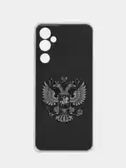 Приглушённый хаки чехол на Tecno Pova Neo 2 / Текно Пова Нео 2 прозрачный, с рисунком, защита камеры