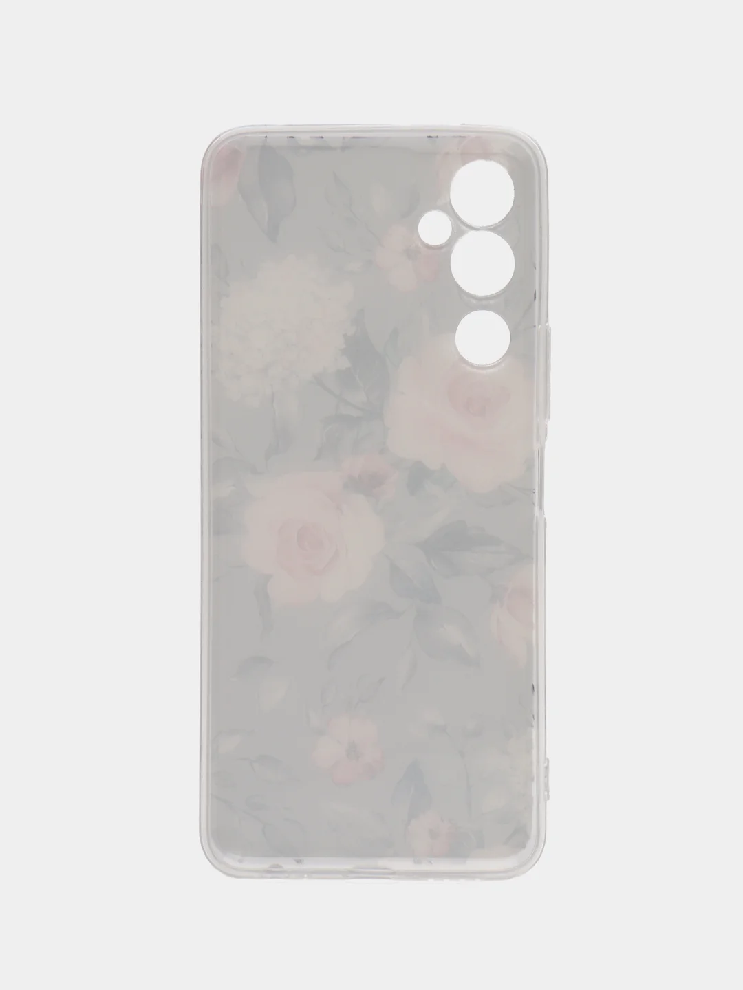 Кораллово-розовый чехол на Tecno Pova Neo 2 / Текно Пова Нео 2 прозрачный, с рисунком, защита камеры