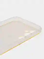 Горчичный чехол на Tecno Pova Neo 2 / Текно Пова Нео 2 прозрачный, с рисунком, защита камеры