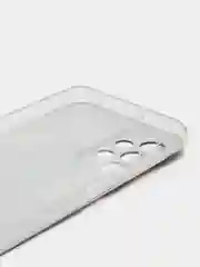 Песочный хаки чехол силиконовый на Samsung Galaxy A23 / Самсунг А23 прозрачный с рисунком, защита камеры