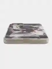Песочный хаки чехол силиконовый на Samsung Galaxy A23 / Самсунг А23 прозрачный с рисунком, защита камеры