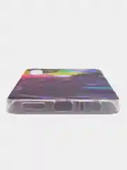 Пурпурный силиконовый чехол на Xiaomi Redmi Note 8T / Сяоми Редми Нот 8T прозрачный, с рисунком